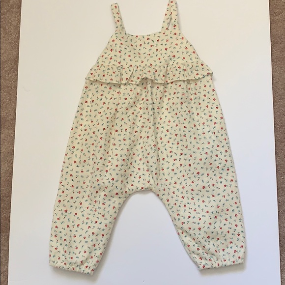 SOLD zara print overalls size 6-9m - Picture 2 of 3